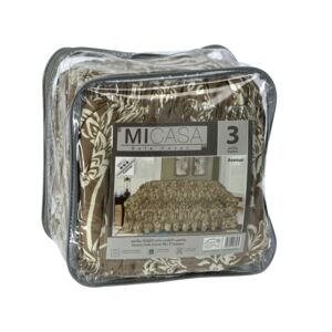 Micasa Avenue Floral Sofa Cover Brown